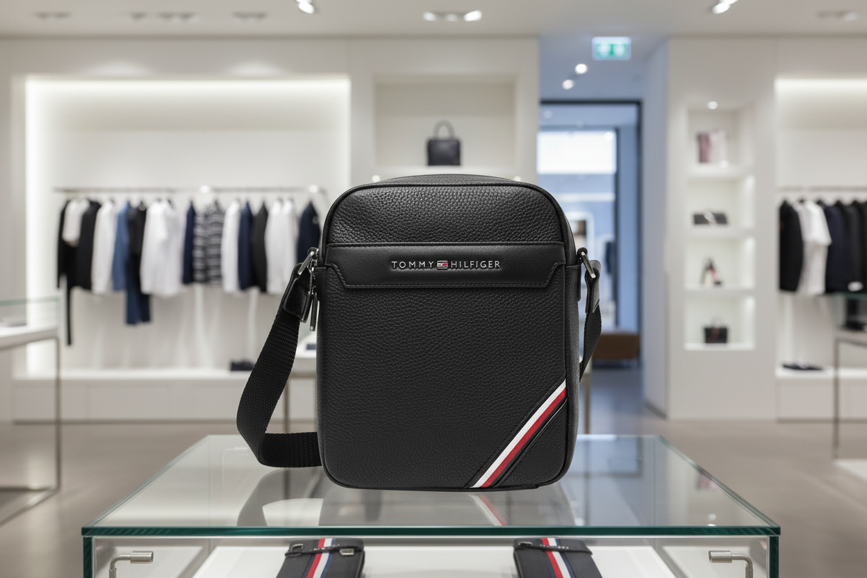 TOMMY HILFIGER MINI REPORTER MEN’S CROSSBODY BAG -