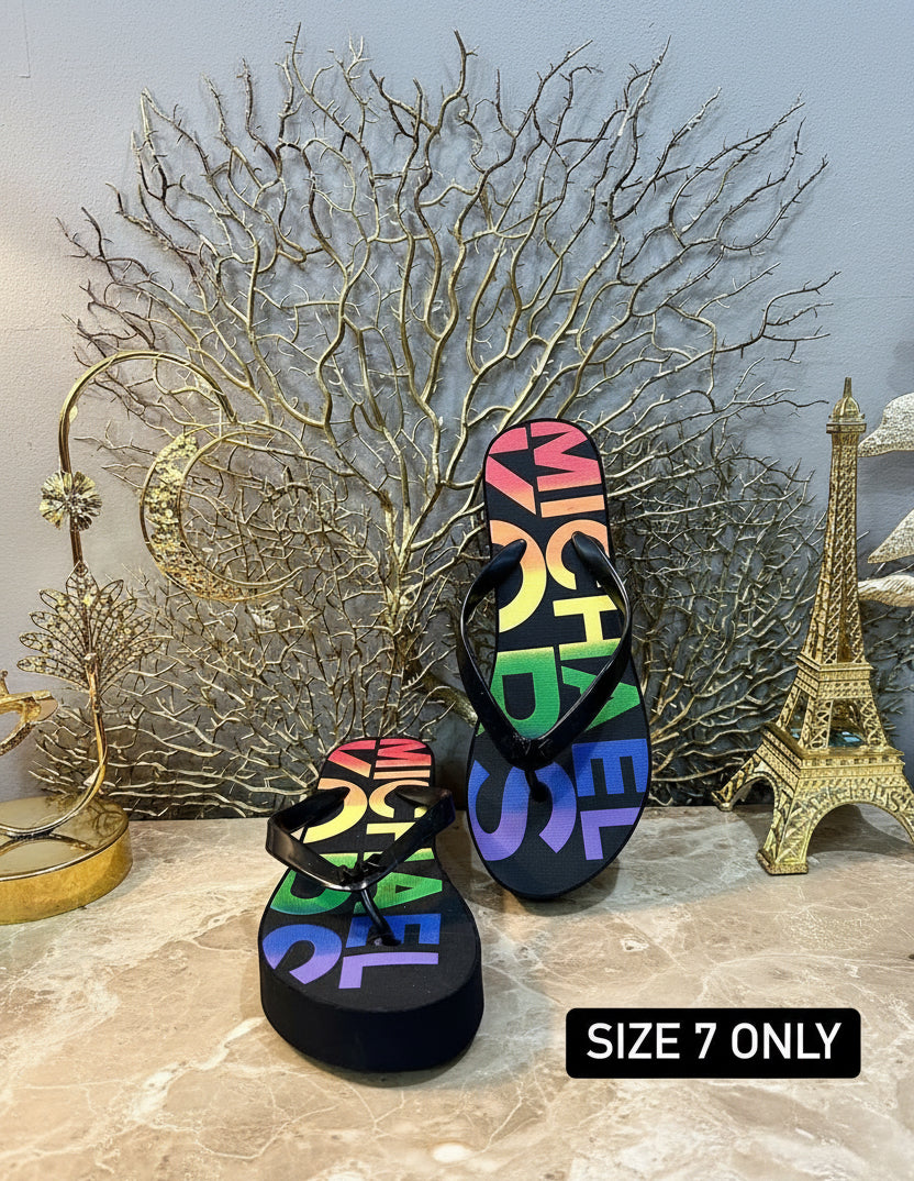 MICHAEL KORS BEDFORD FLIP FLOP SLIPPERS