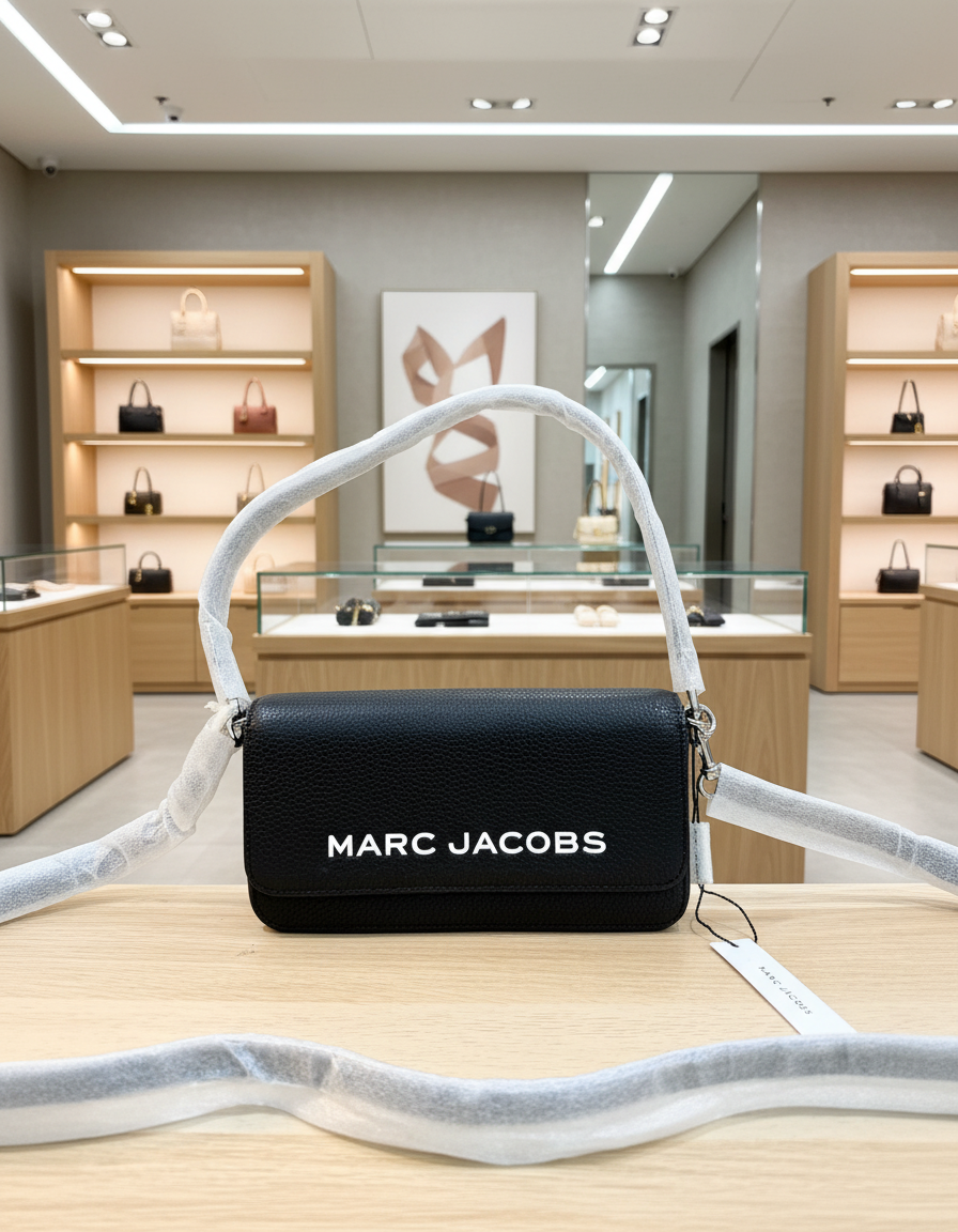 MARC JACOBS 3 IN 1 MINI SHOULDER BAG/CROSSBODY/CLUTCH - BLACK