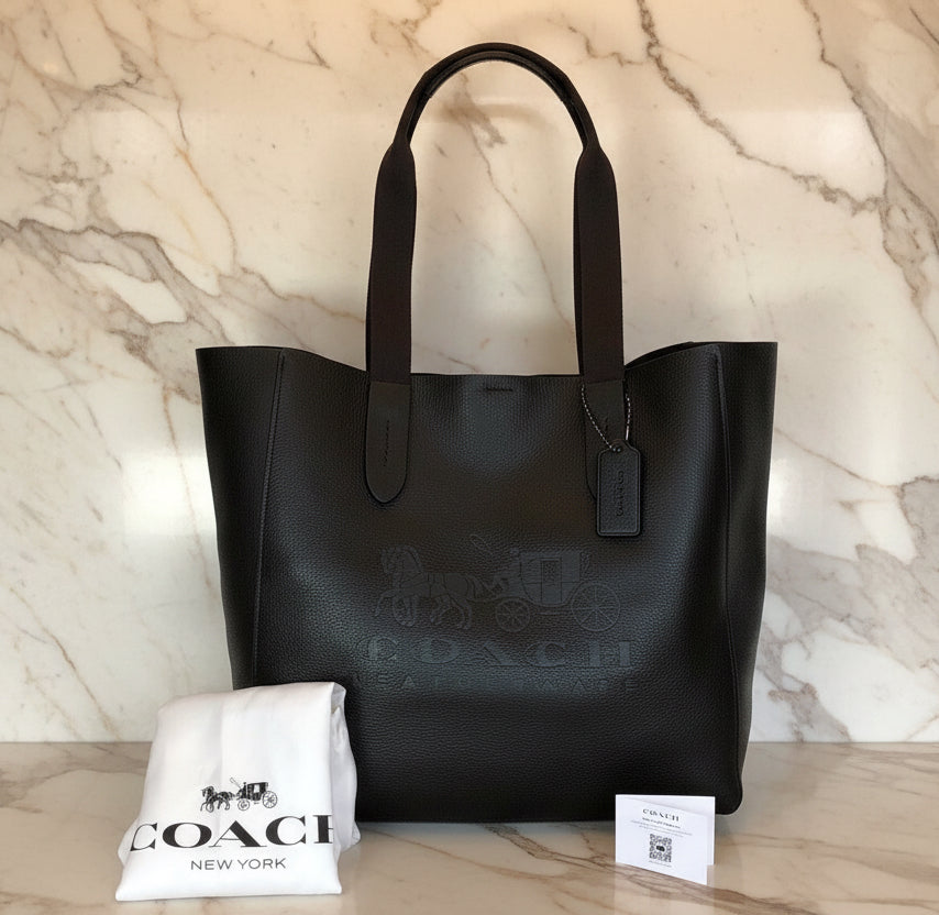 حقيبة كوتش غروف كبيرة - جلد