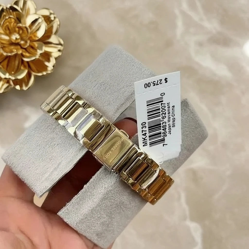 MICHAEL KORS JANELLE WATCH - TRANSLUCENT BROWN - GOLD