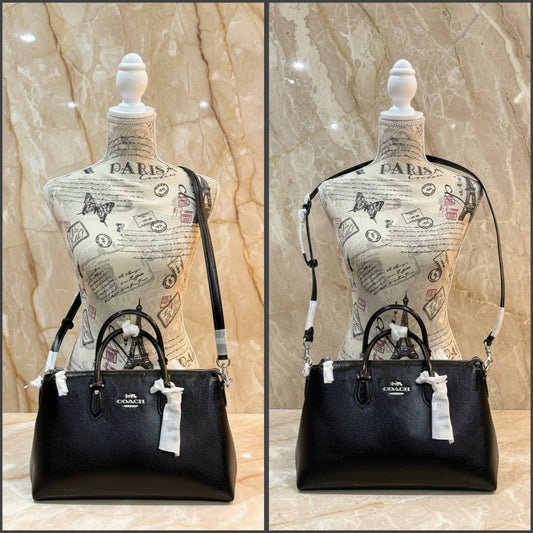 Coach Crinkled Patent Georgia Satchel