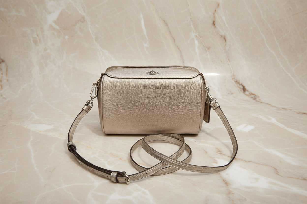 COACH BENETTE MICRO - PLATINUM GOLD