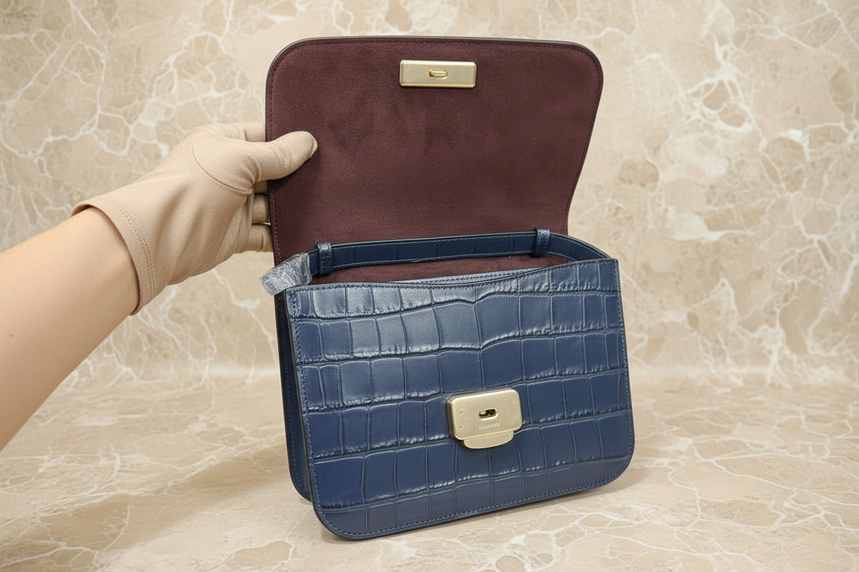 COACH BRYNN FLAP CROSSBODY - MIDNIGHT NAVY