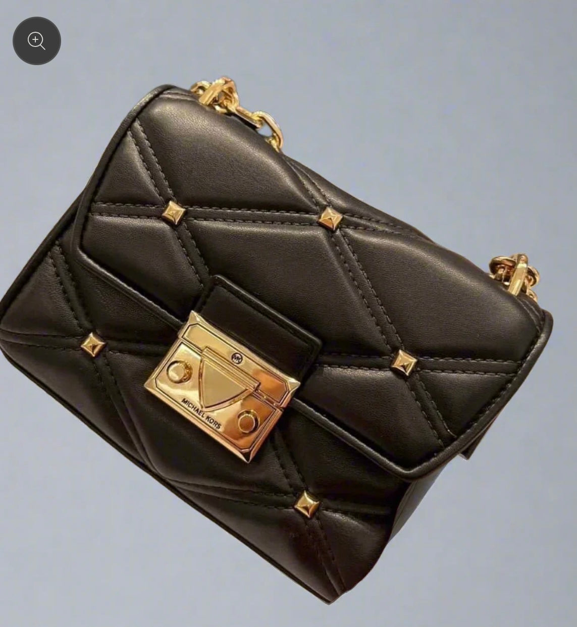 MICHAEL KORS SERENA VEGAN FLAP QUILTED CONVERTIBLE CHAIN SHOULDER BAG/CROSSBODY BAG
