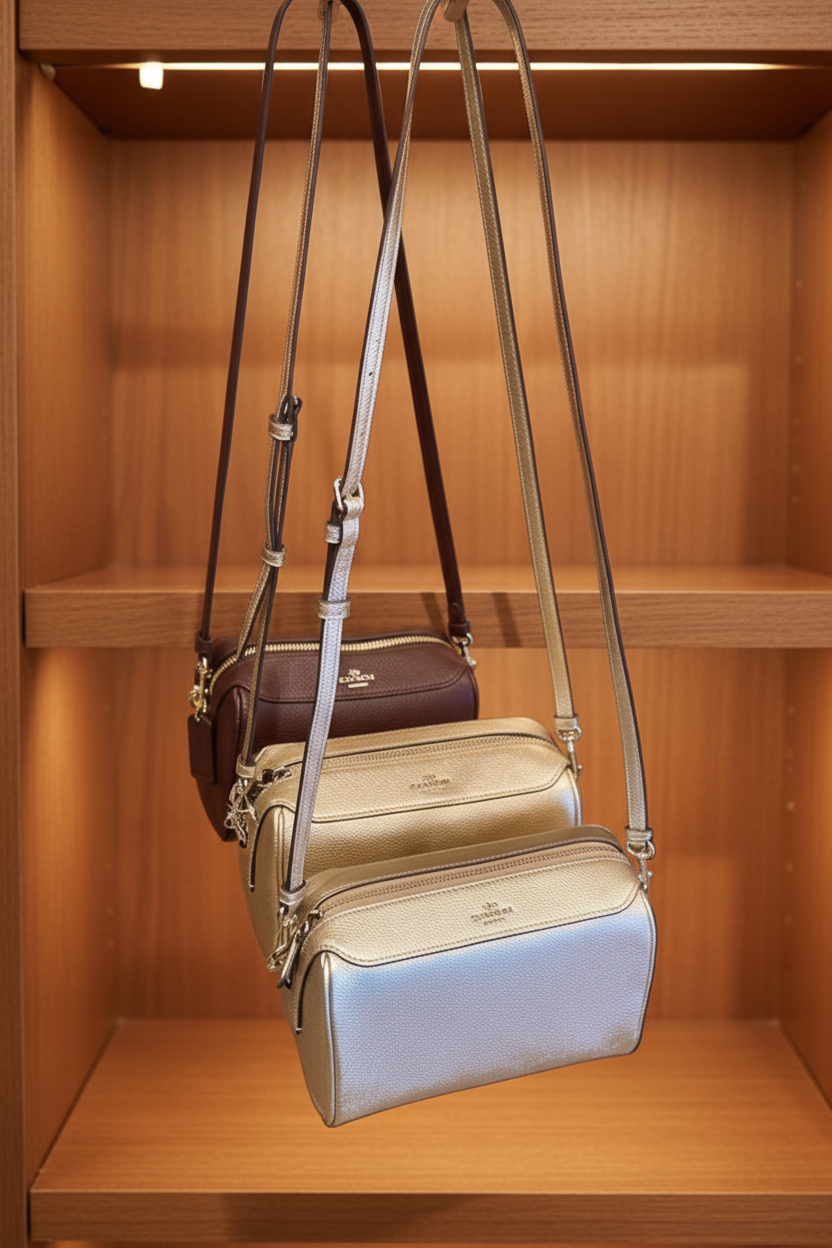 COACH BENETTE MICRO - PLATINUM GOLD