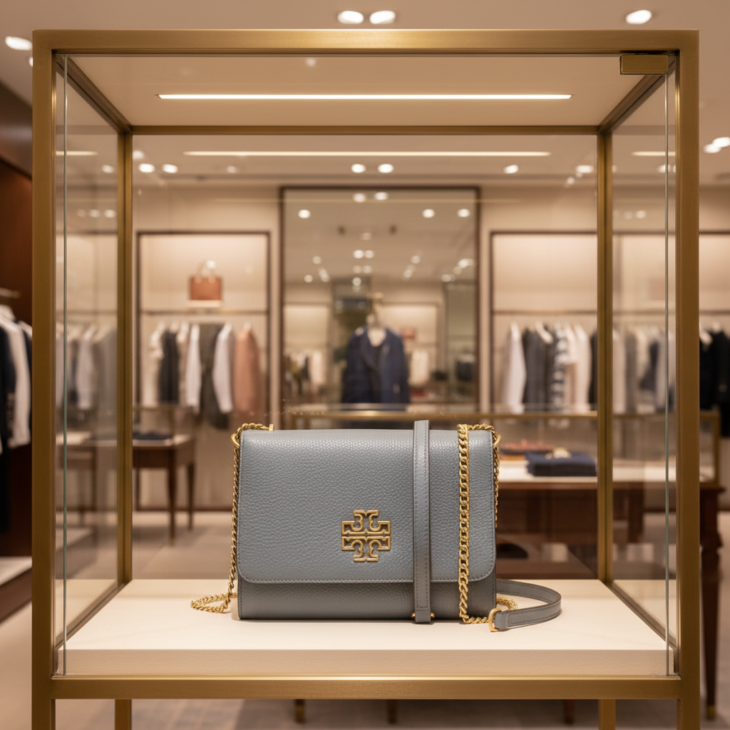 TORY BURCH BRITTEN CONVERTIBLE FLAP CLUTCH / CROSSBODY