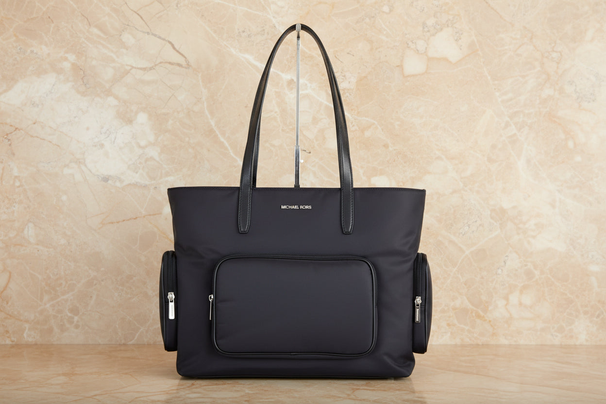 MICHAEL KORS KHAI LAPTOP TOTE - LARGE - BLACK