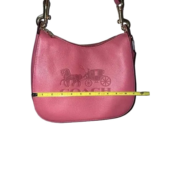 SALE‼️‼️COACH JES HOBO SHOULDER BAG - ROUGE/SILVER