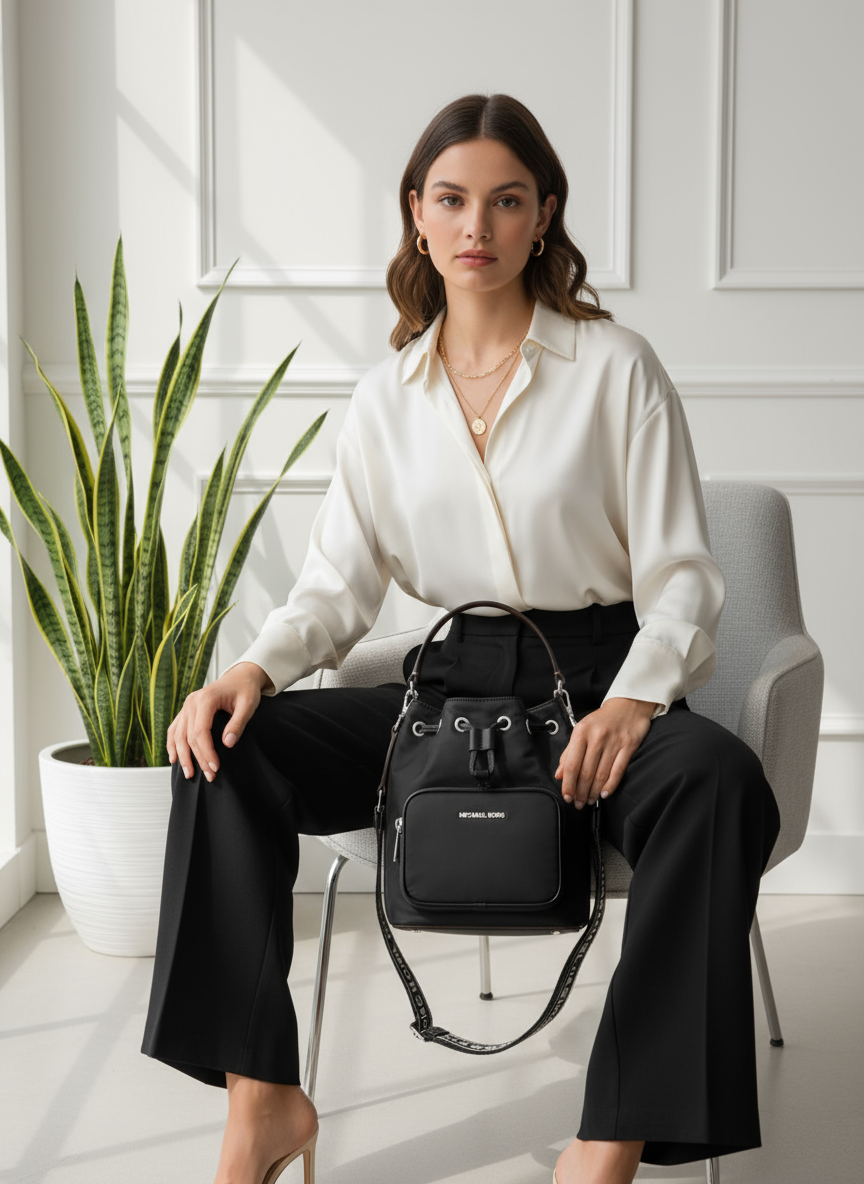 MICHAEL KORS KHAI BUCKET - SMALL
