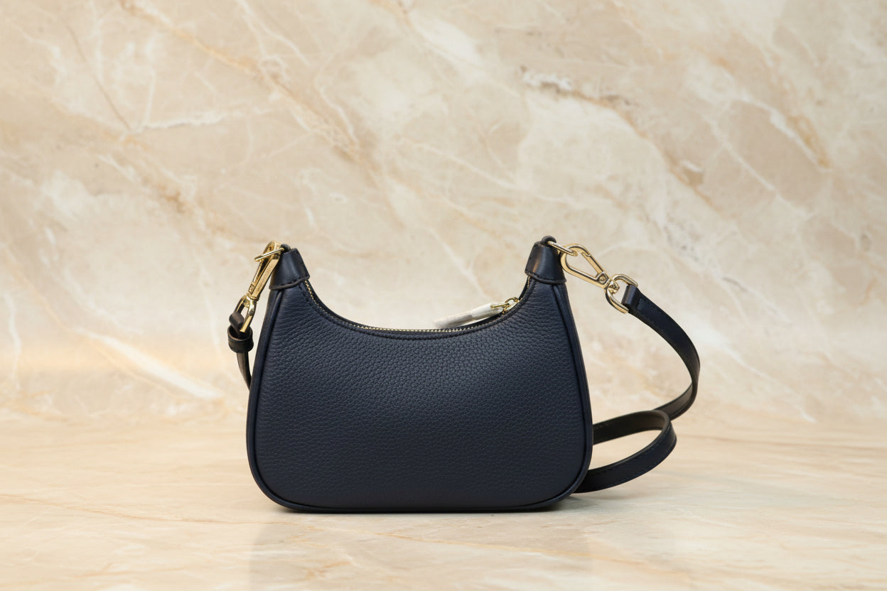 MICHAEL KORS MINI CORA CHAIN SHOULDER BAG/CROSSBODY BAG - BLACK
