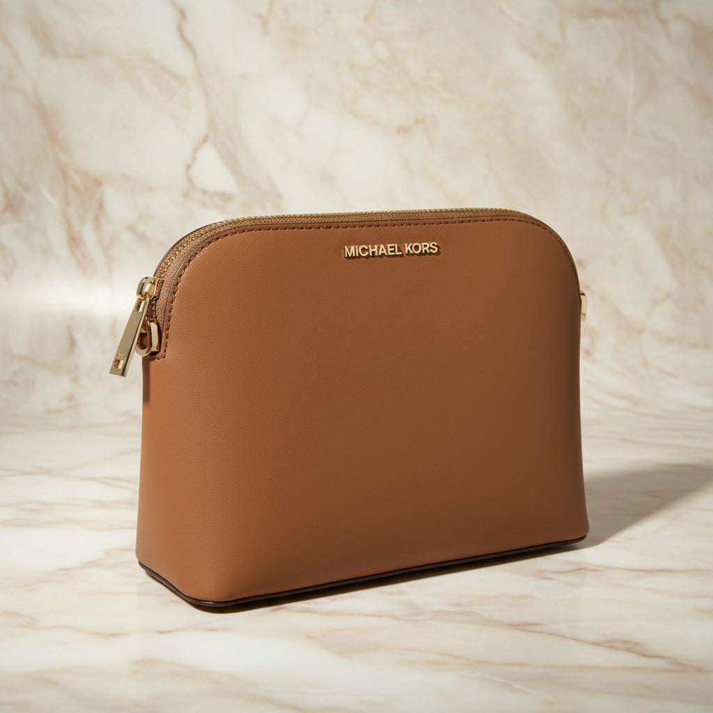 MICHAEL KORS SMALL DARIA 3 in 1 SATCHEL -  BROWN ACORN
