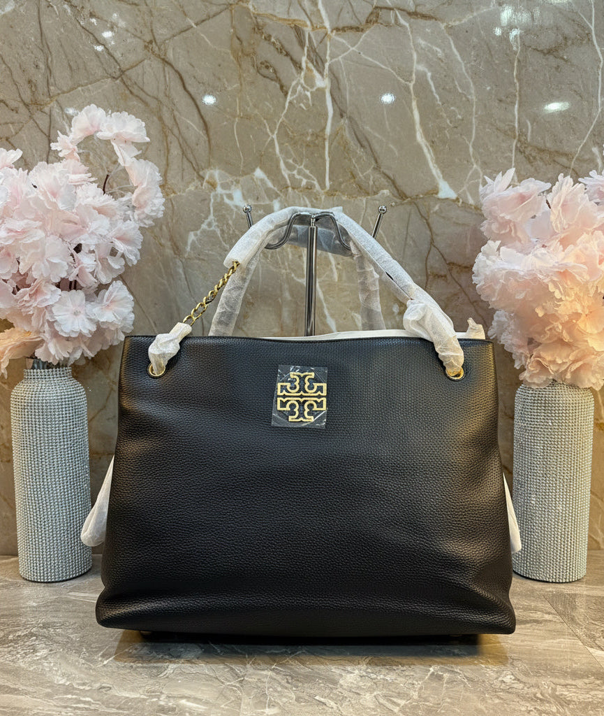 TORY BURCH BRITTEN TRIPLE COMPARTMENT TOTE