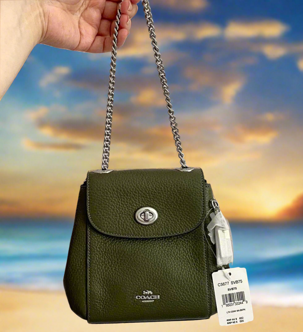 COACH CONVERTIBLE MINI BACKPACK