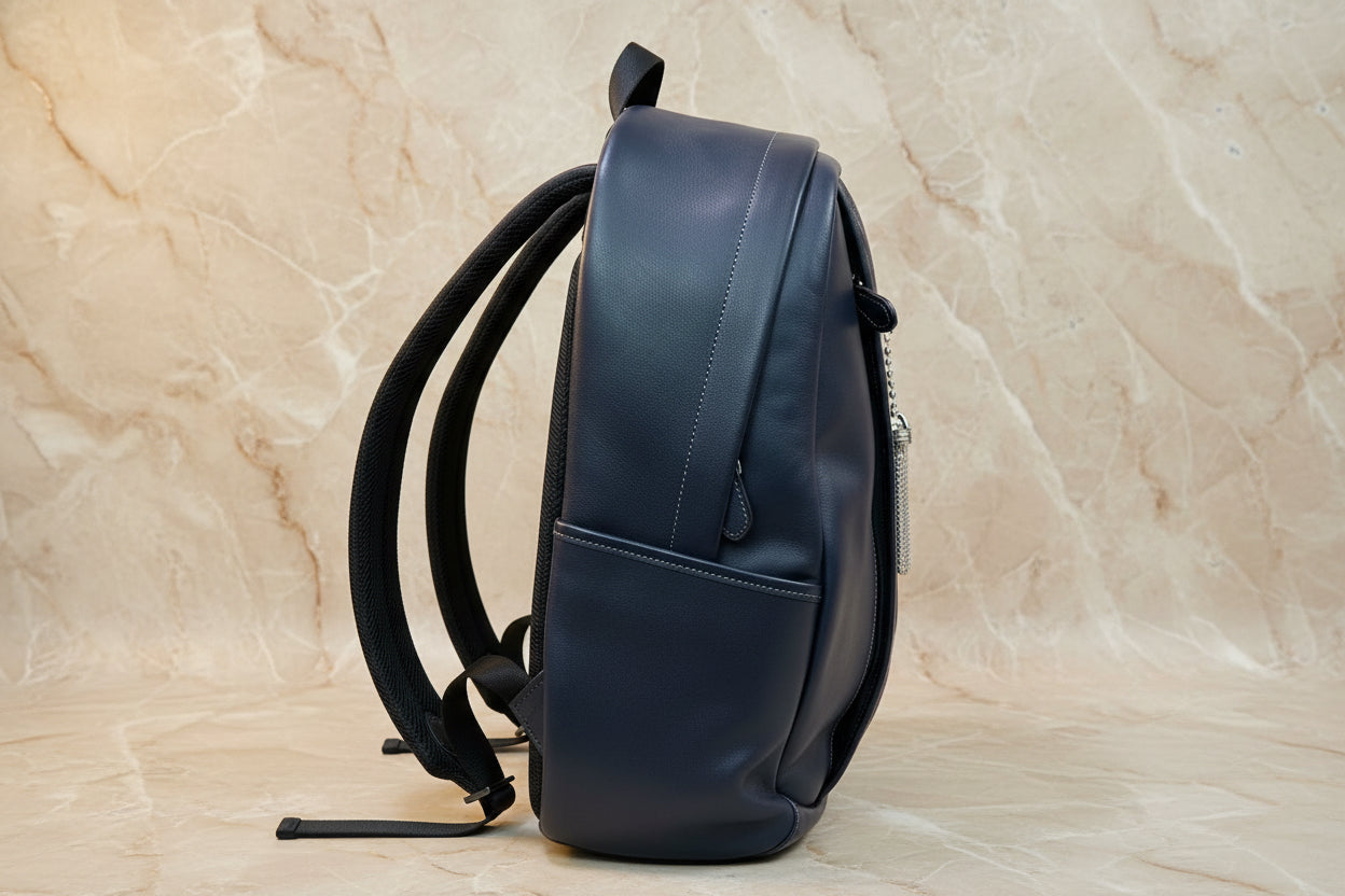 COACH LARGE BACKPACK - SIGNATURE CHARCOAL BLACK
