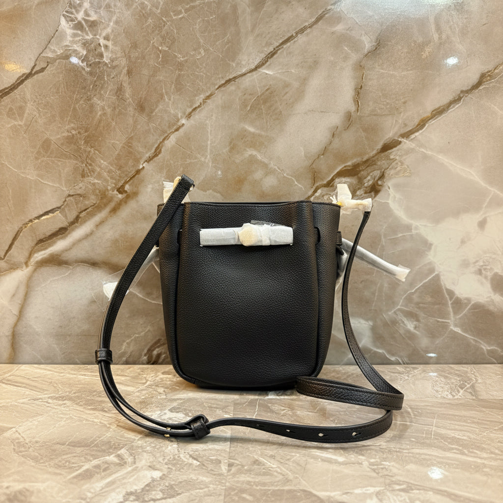 TORY BURCH MINI ROMY CROSSBODY - BLACK