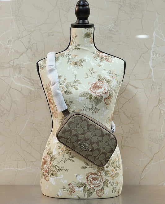 COACH PACE BODY BAG / BELTBAG - SIGNATURE BROWN