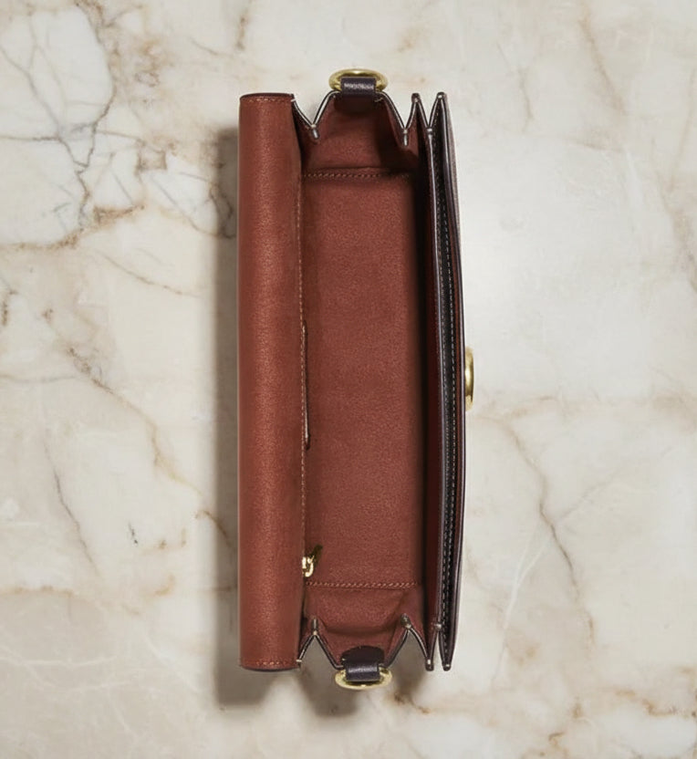 حقيبة كتف/حقيبة كروس بودي من كوتش مورغان بتصميم متعدد الألوان - كاكي متعدد