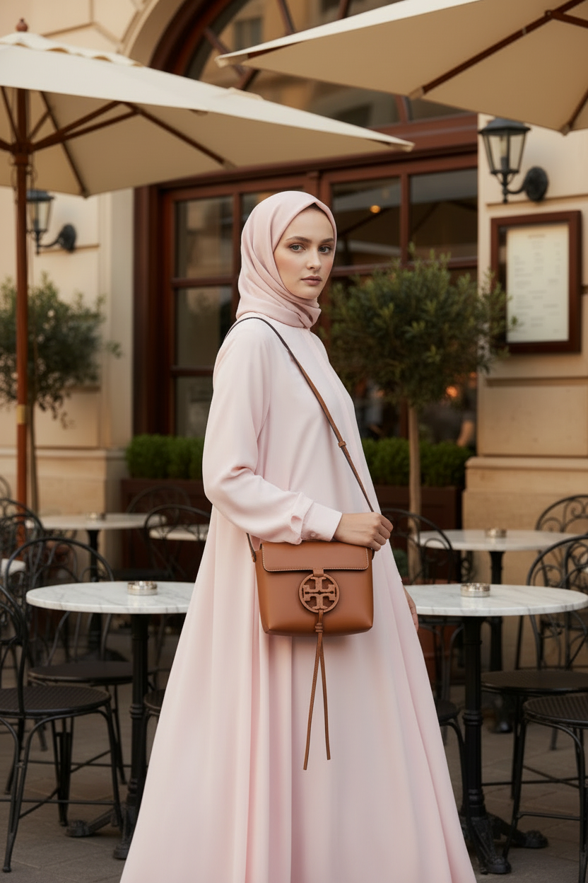 TORY BURCH MILLER CROSSBODY -  BROWN