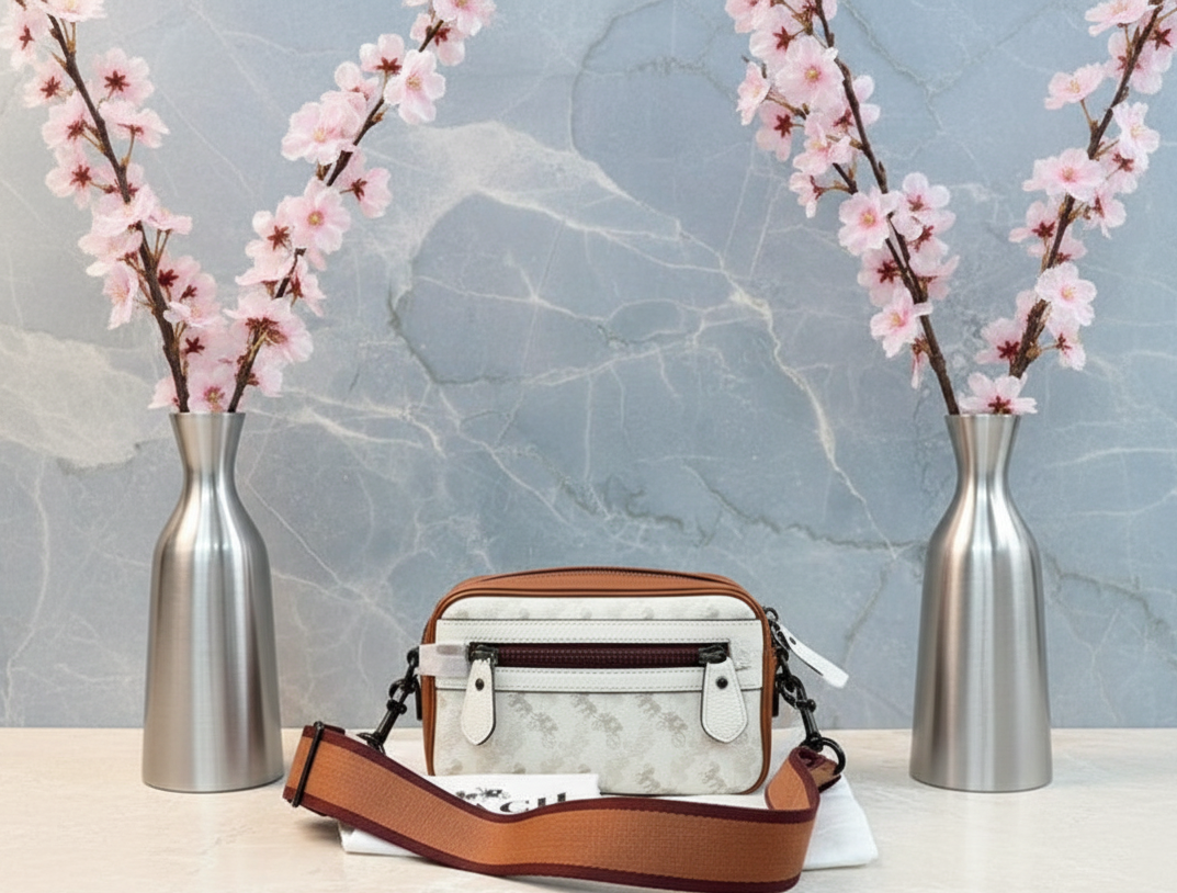 COACH ACADEMY CROSSBODY WITH HORSE & CARRIAGE PRINT