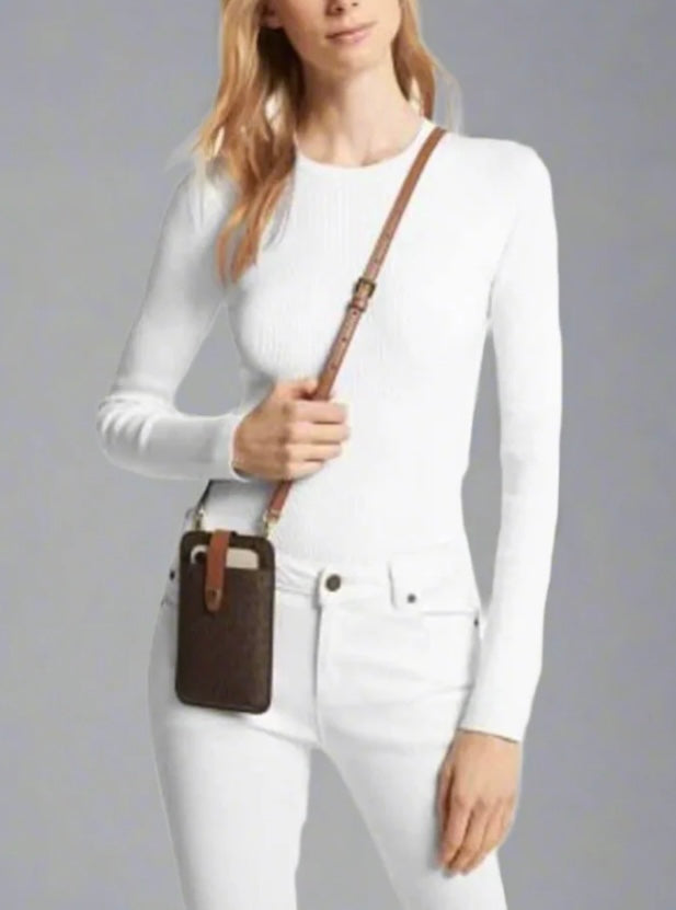 MICHAEL KORS LOGO SMARTPHONE CROSSBODY