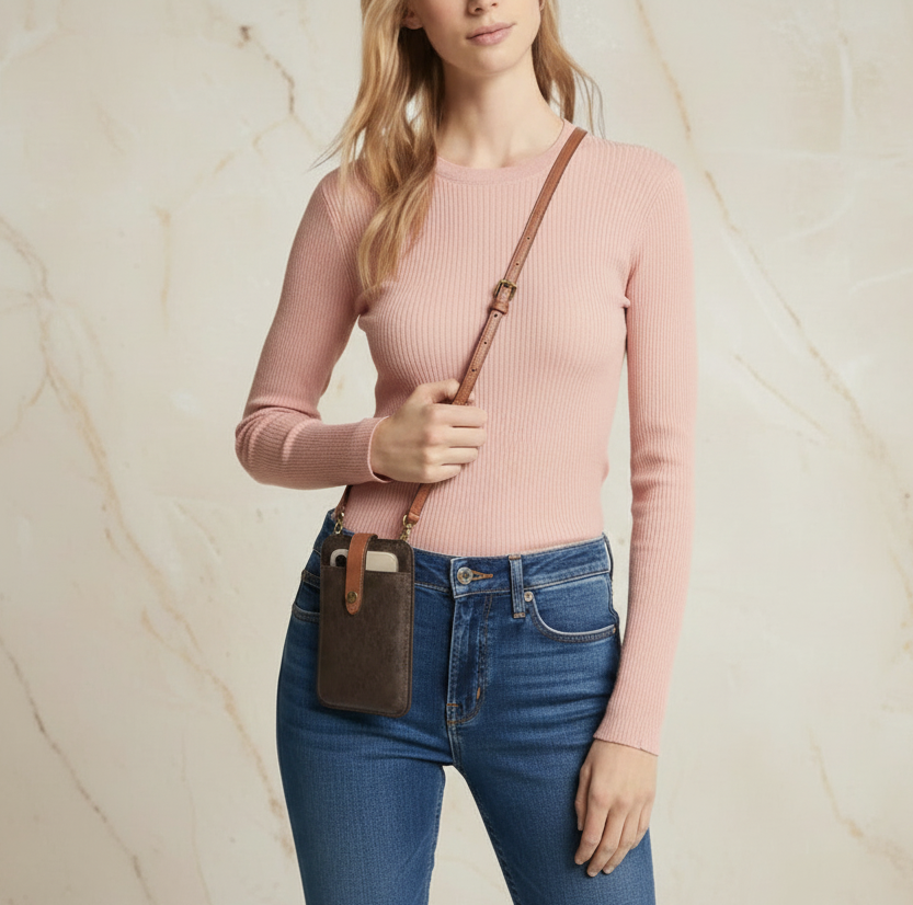 MICHAEL KORS LOGO SMARTPHONE CROSSBODY