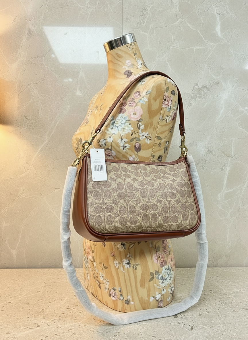COACH CARY SHOULDER BAG/CROSSBODY BAG IN SIGNATURE CANVAS