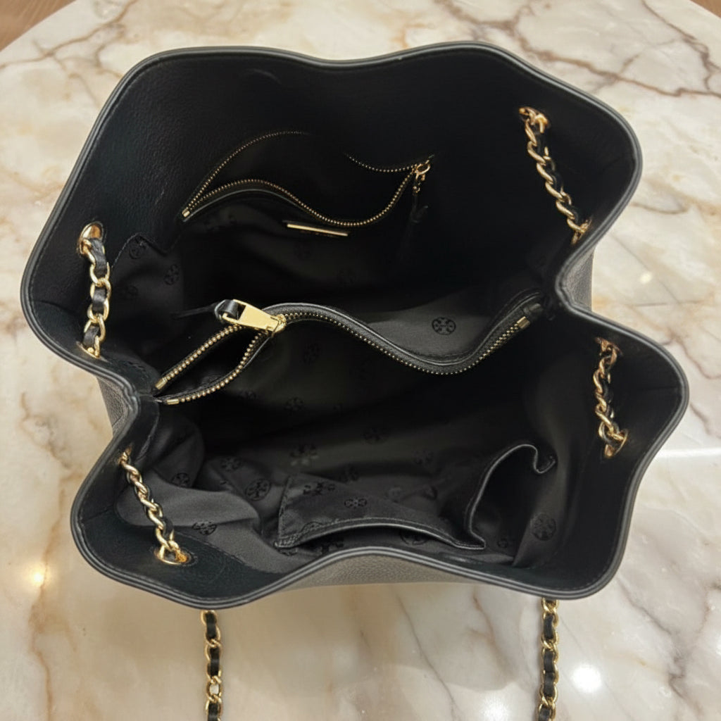 TORY BURCH BRITTEN TRIPLE COMPARTMENT TOTE