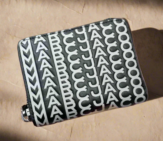 MARC JACOBS MONOGRAM ZIP AROUND WALLET