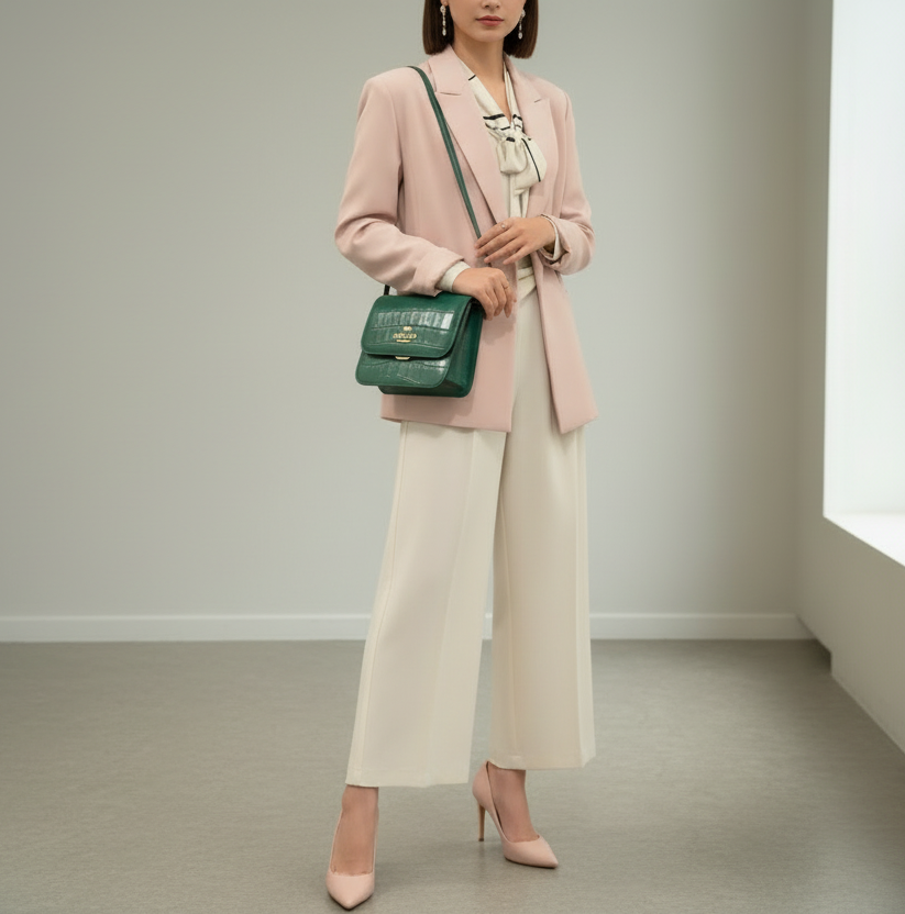 COACH BRYNN FLAP CROSSBODY BAG - JADE
