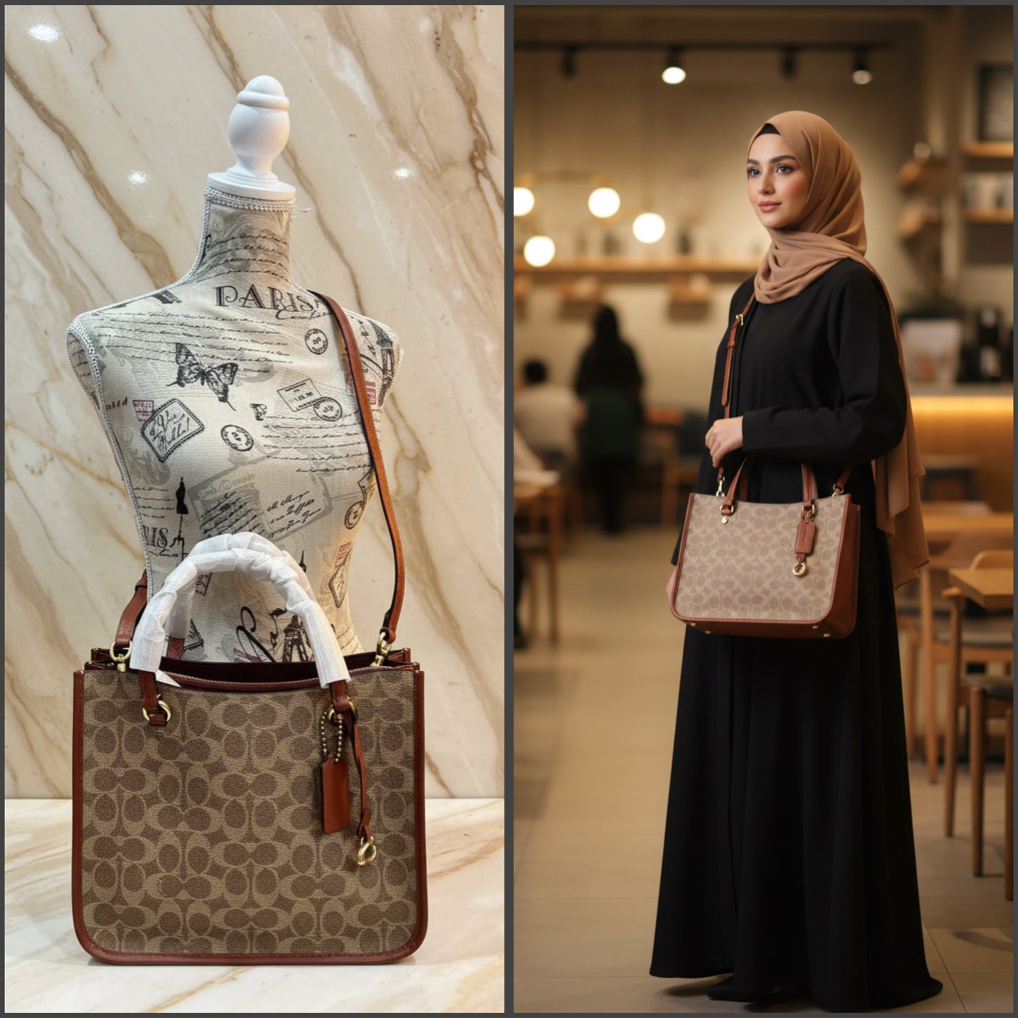 COACH TYLER CARRYALL 28 IN SIGNATURE CANVAS