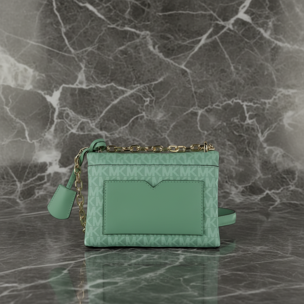 MICHAEL KORS MINI CECE - MONO SEA GREEN
