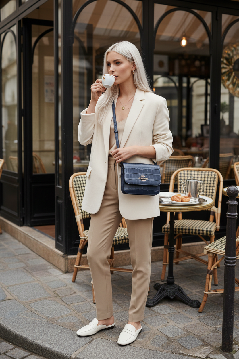 COACH BRYNN FLAP CROSSBODY - MIDNIGHT NAVY