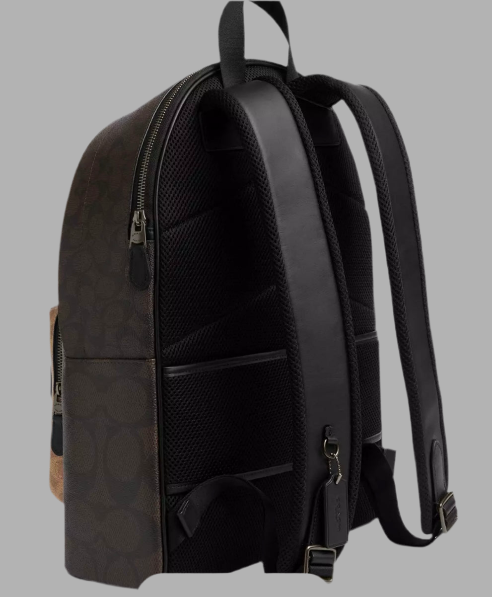 COACH MEN’S WEST BACKPACK IN BLOCKED SIGNATURE CANVAS
