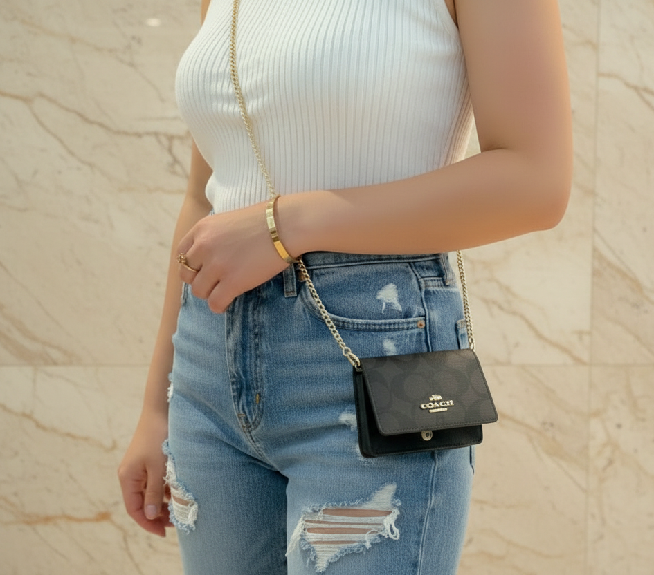 COACH MICRO SLING WALLET