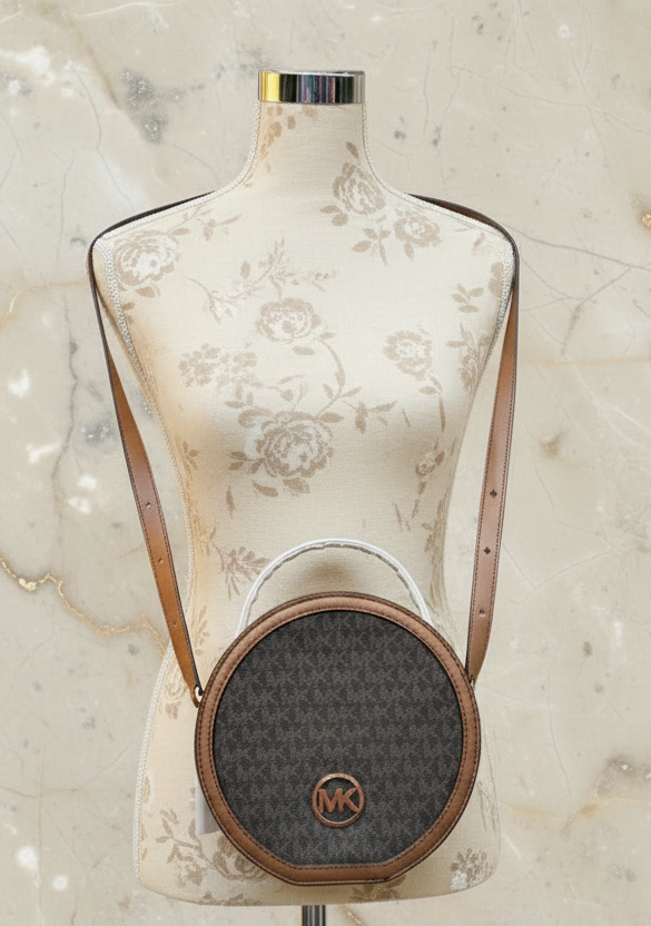 MICHAEL KORS AIDY CANTEEN TOP HANDLE - CROSSBODY - SIGNATURE LOGO