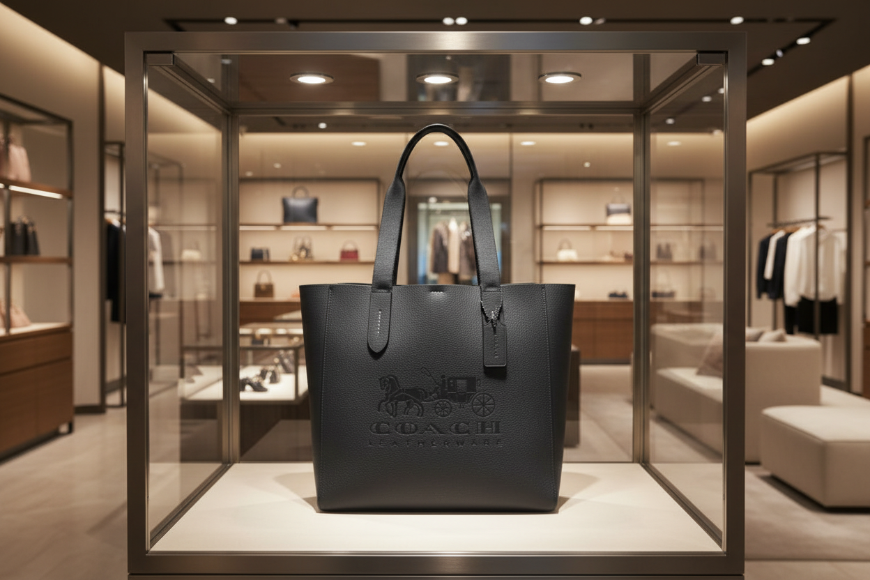 حقيبة كوتش غروف كبيرة - جلد