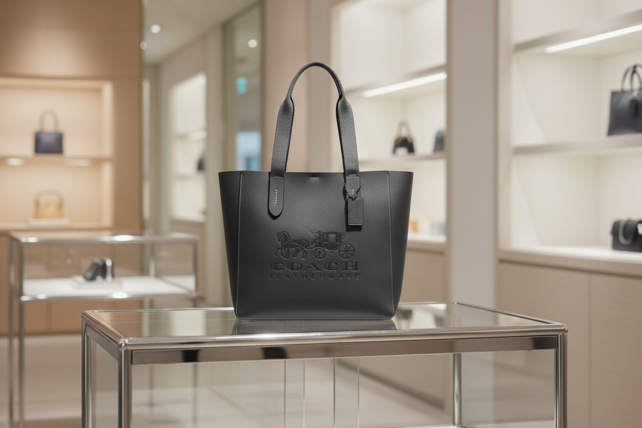 حقيبة كوتش غروف كبيرة - جلد