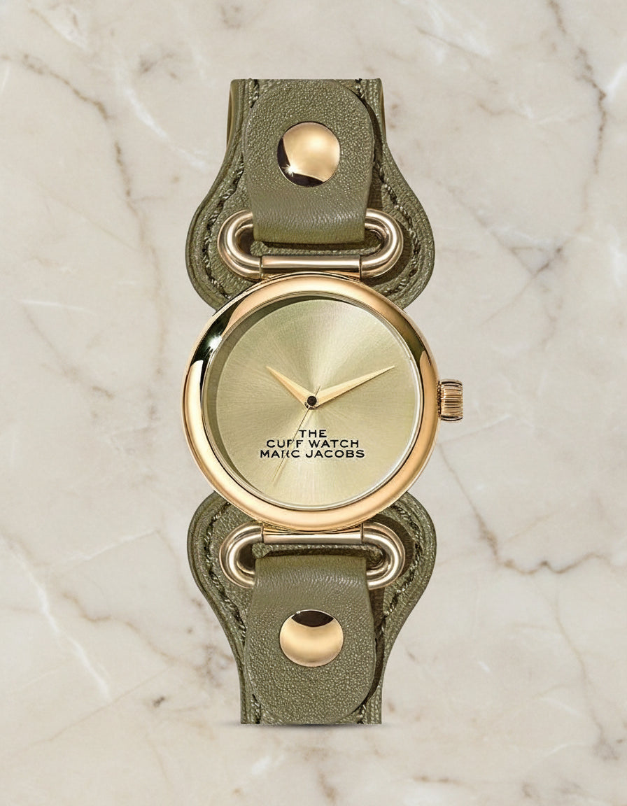 MARC JACOBS CUFF LEATHER WATCH