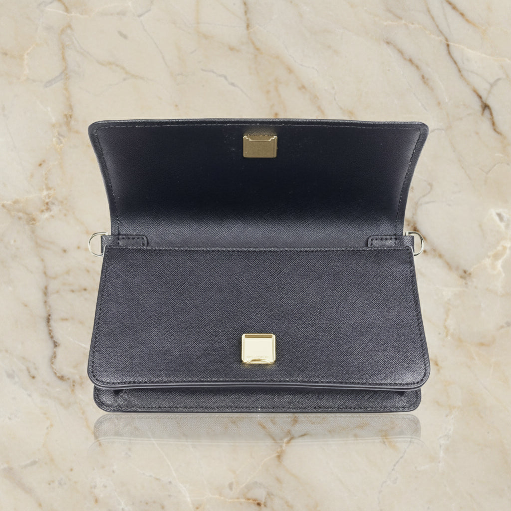 TORY BURCH EMERSON CROSSBODY -  BLACK