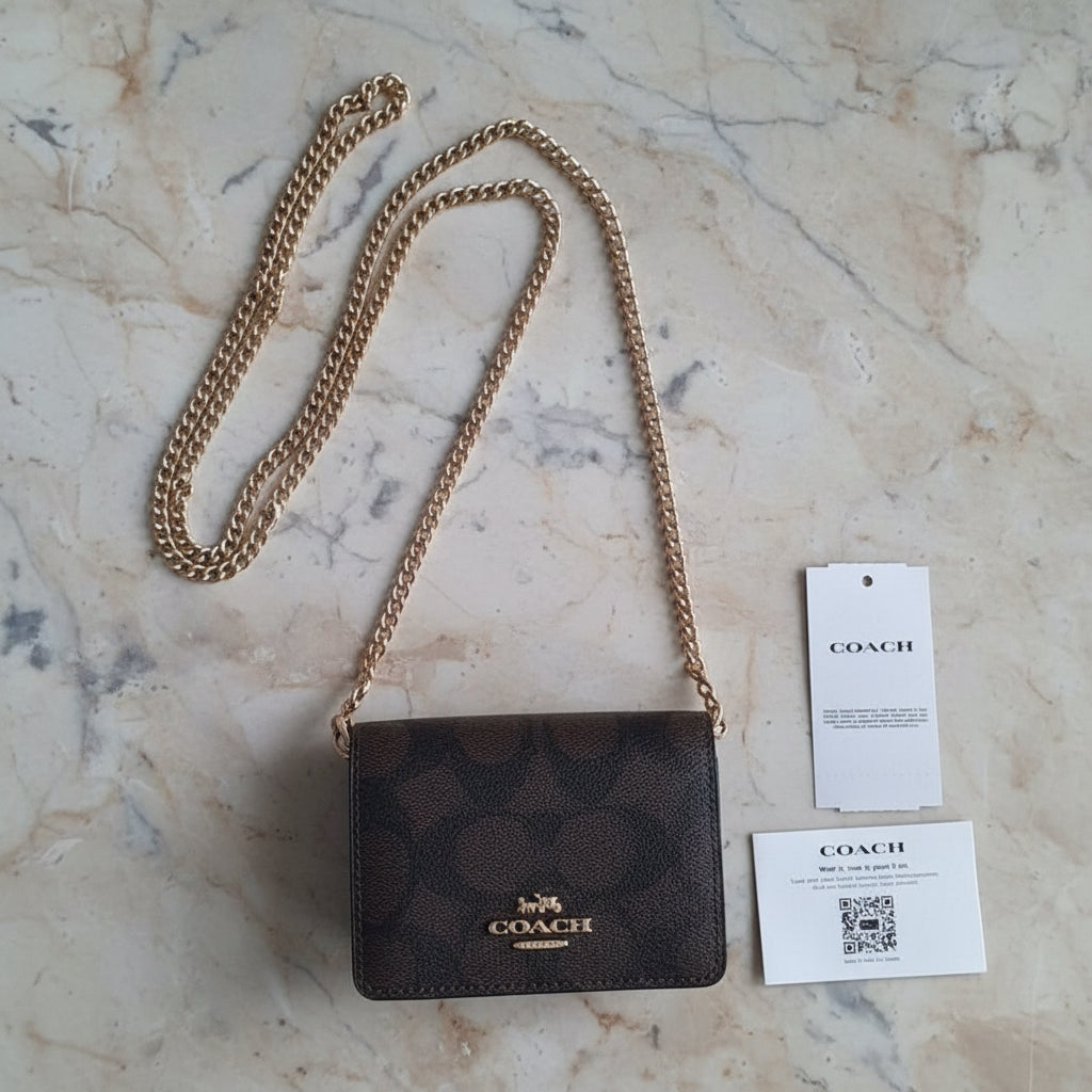 COACH MICRO SLING WALLET