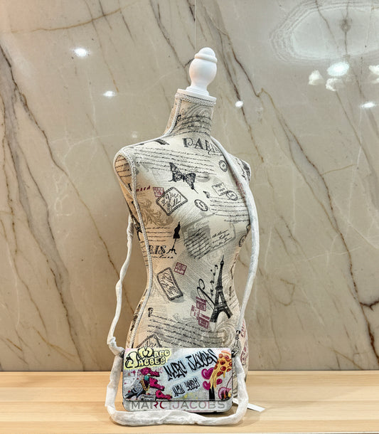 حقيبة مارك جاكوبس 3 في 1 قابلة للتحويل إلى حقيبة كتف صغيرة/حقيبة كروس/حقيبة يد