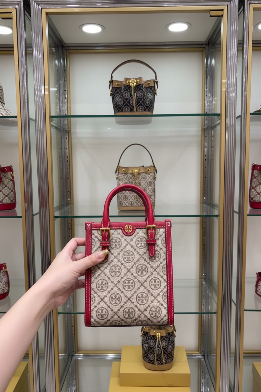 SALE‼️‼️TORY BURCH MINI JACQUARD T MONOGRAM TOTE -