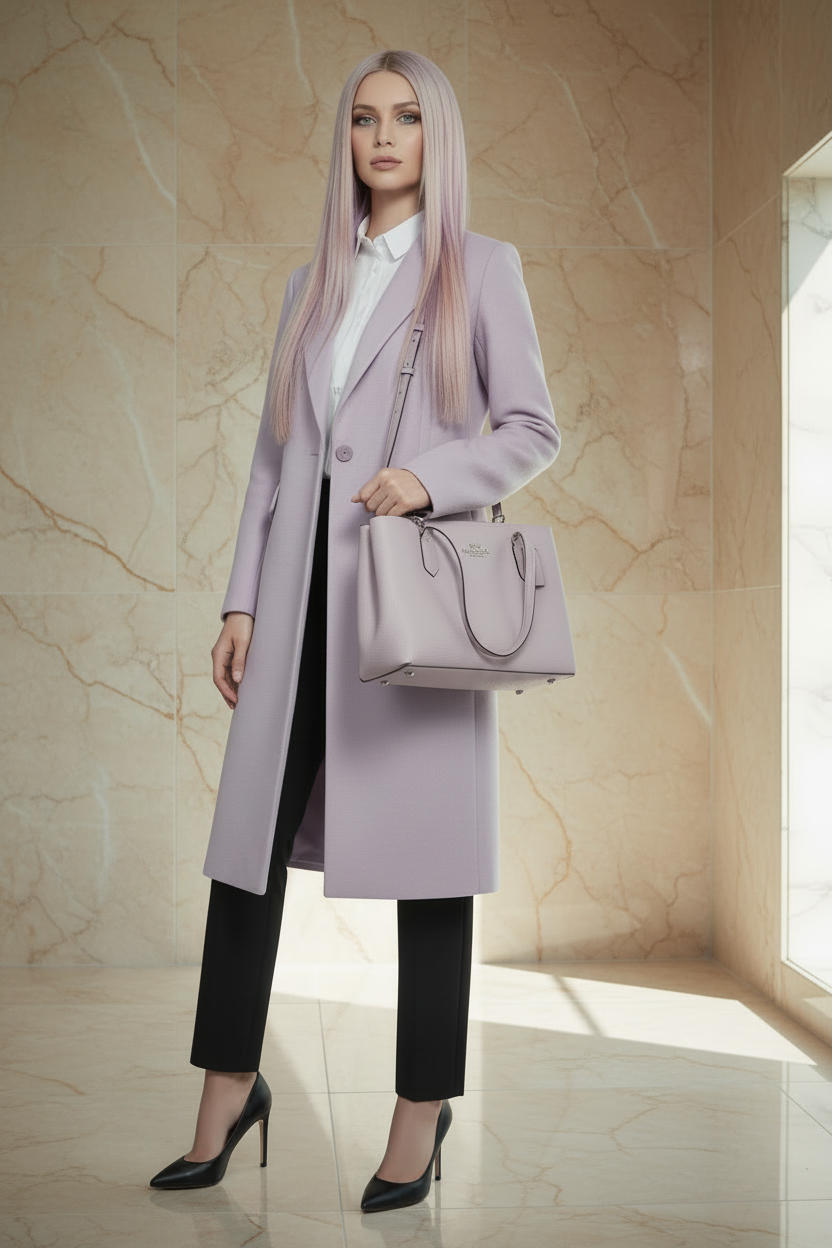 COACH AVENUE CARRYALL - DUSTY/LAVENDER COLOR
