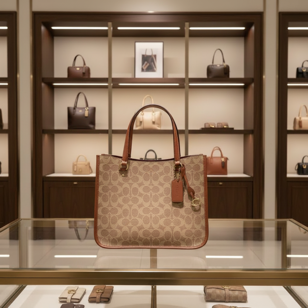 COACH TYLER CARRYALL 28 IN SIGNATURE CANVAS