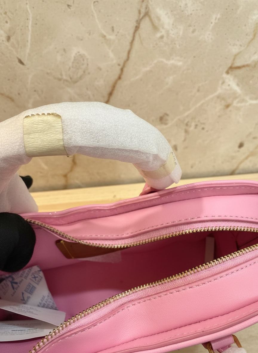 COACH BOW SATCHEL WITH QUILTING