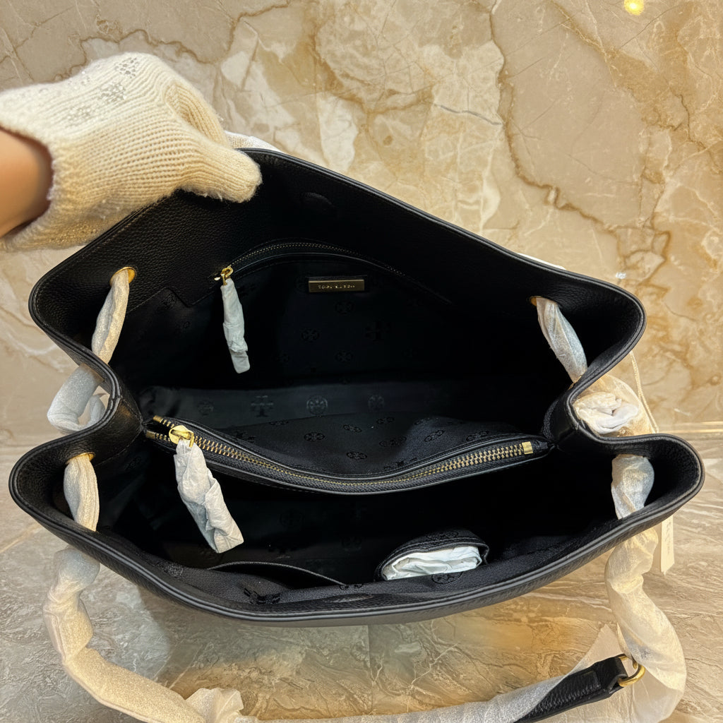 TORY BURCH BRITTEN TRIPLE COMPARTMENT TOTE