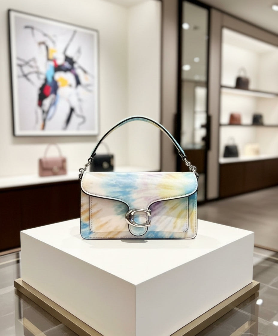 COACH TABBY 20 TIE DYE PRINT SHOULDER BAG/CROSSBODY BAG