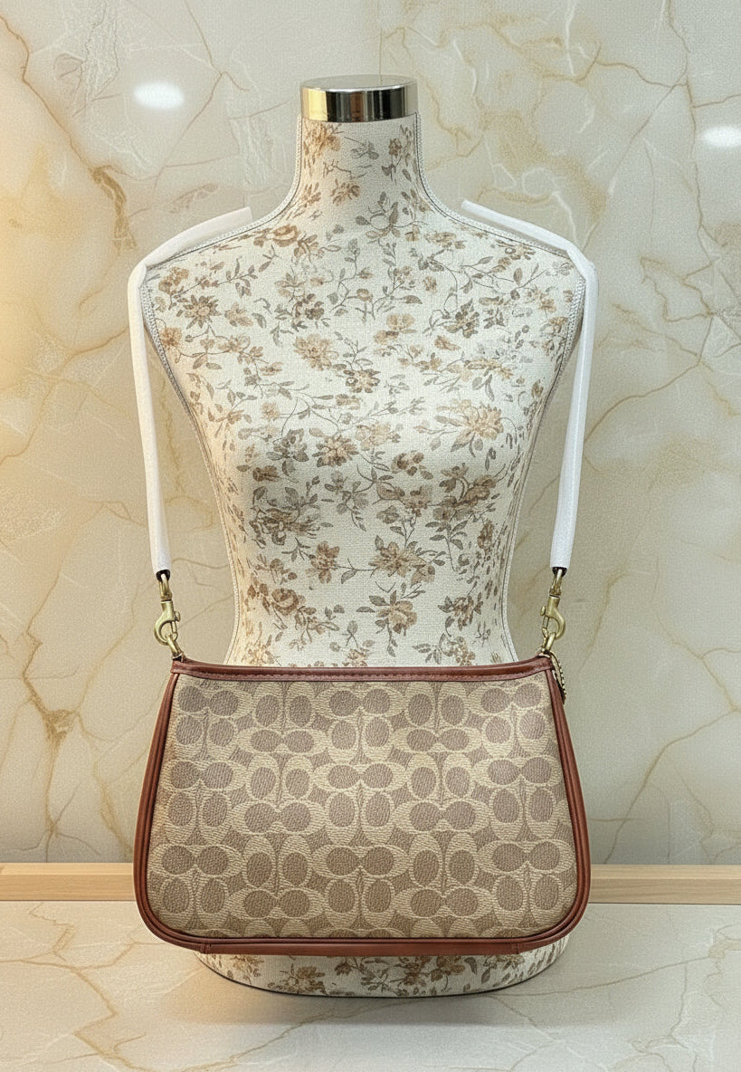 COACH CARY SHOULDER BAG/CROSSBODY BAG IN SIGNATURE CANVAS