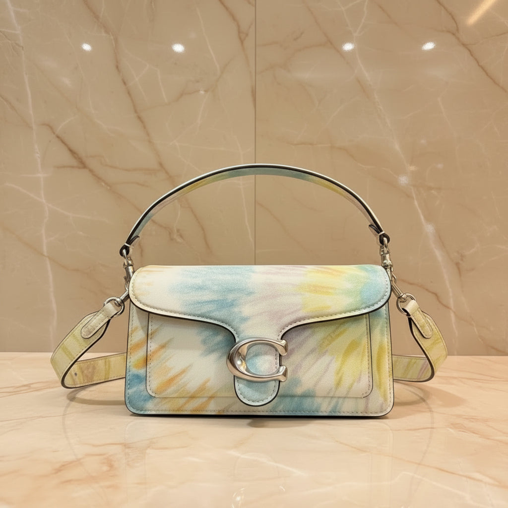 COACH TABBY 20 TIE DYE PRINT SHOULDER BAG/CROSSBODY BAG